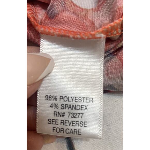 Vera Wang‎ Dress Womens Medium Multi Color V Neck Sleeveless Dress (c) - Picture 7 of 7